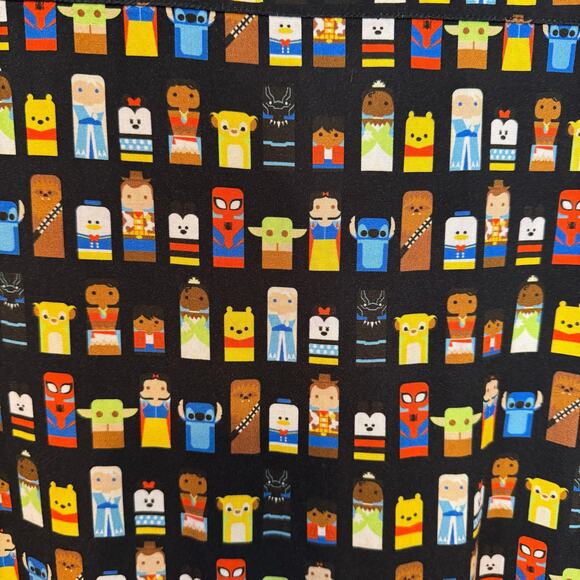 Disney 100 XXL Button Shirt Multiverse Marvel Star Wars Pixar Princesses - Picture 3 of 5